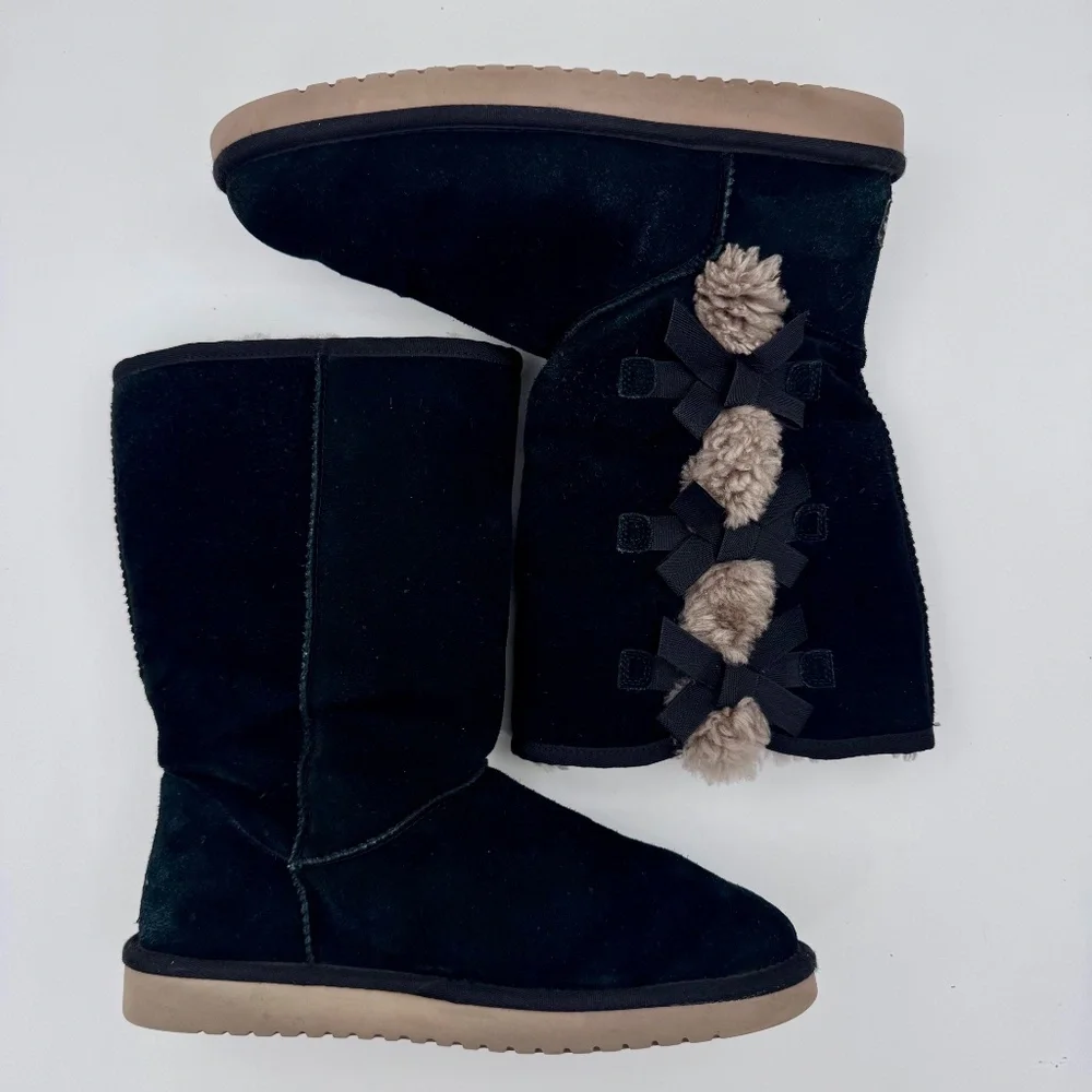 Koolaburra by UGG Victoria Tall: Stylish Women's Mid-Calf Suede & Faux Fur Lined